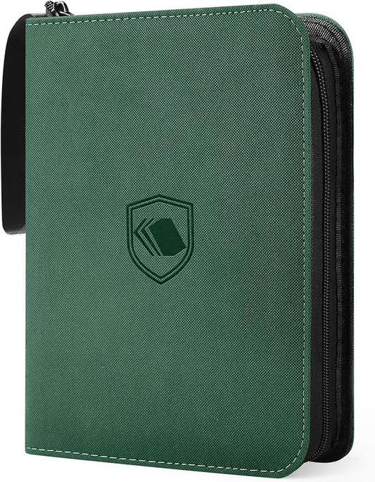 900 Pockets Trading Card Binder, PU Cover Zipper Card Collection Album, Sturdy Card Folder Holder for MTG, TCG, Game Cards, Sports Cards