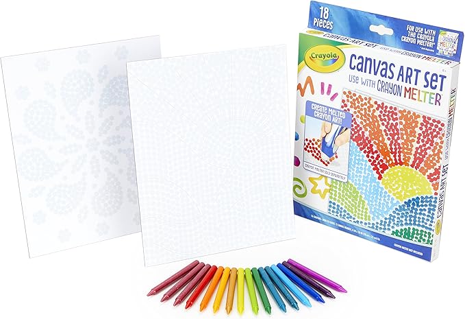 Crayola Pixel Art, Crayon Melter Expansion, Gift for Kids, 8, 9, 10, 11
