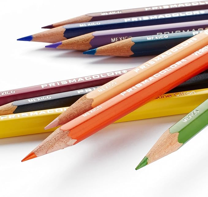 Prismacolor Premier Verithin Colored Pencils, Adult Coloring, 36 Pack
