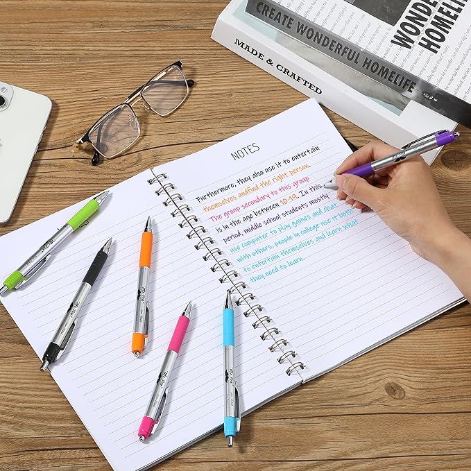 Mr. Pen- Bible Pens No Bleed Through, 10 Pack, Bible Journaling Pens, Colorful Bible Pen
