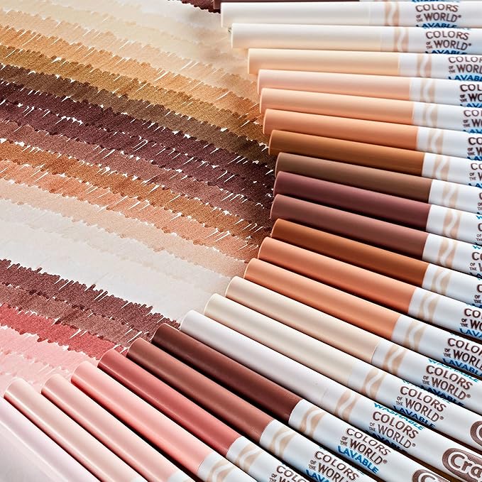Crayola Colors of the World Markers 24 Count