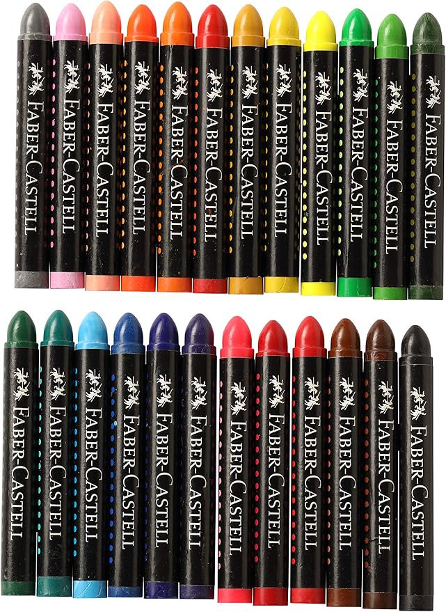 Faber-Castell Faber Castell Jumbo Wax Crayons - 24 Shades