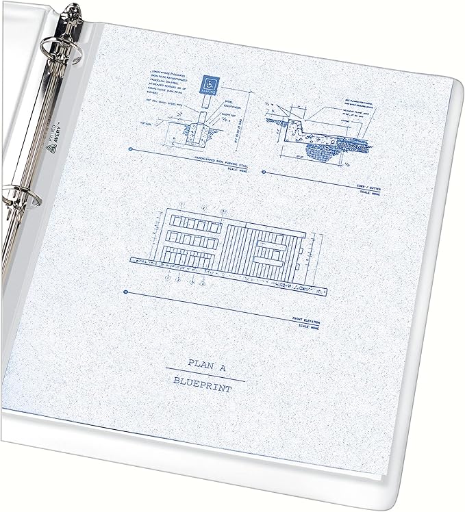 Avery Semi-Clear Economy Sheet Protectors, Top Load, 100 Document Protectors (74101)