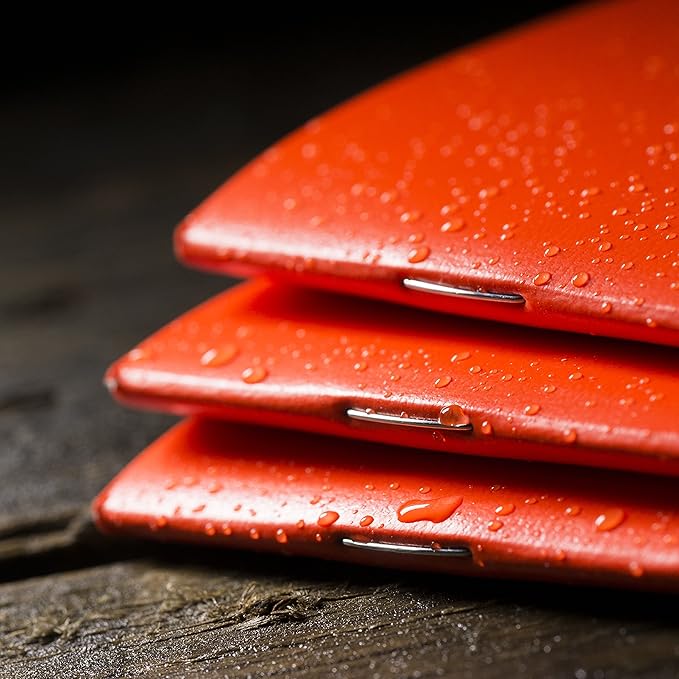 Rite In The Rain Weatherproof Stapled Notebook, 4.625" x 7", Orange Cover, Universal Pattern, 3 Pack (No. OR71FX)