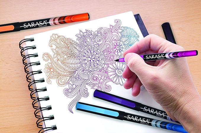 Zebra Pen Sarasa Fineliner Pen 0.8mm, green (66140)