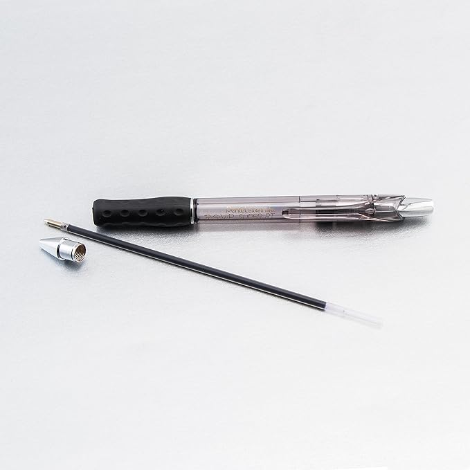 Pentel RSVP Super RT Ballpoint Pen, (1.0mm) Medium Line, Black Ink, Pack of 2 (BX480BP2A)