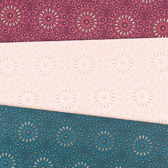 U Brands Hanging File Folders, Fleuri Jewel Tones, 12 Count