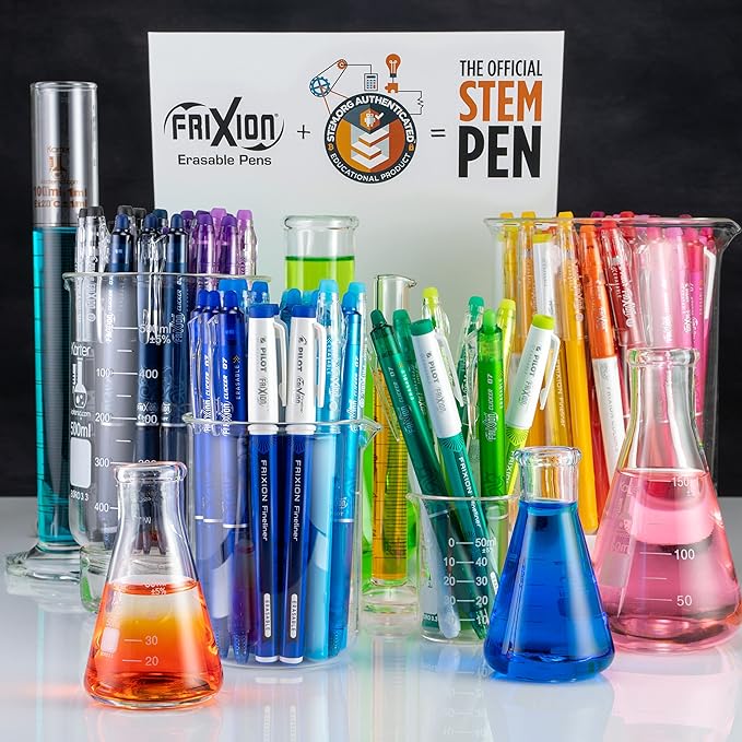 Pilot, FriXion Colors Erasable Marker Pens, Bold Point, Tub of 36, Assorted Colors