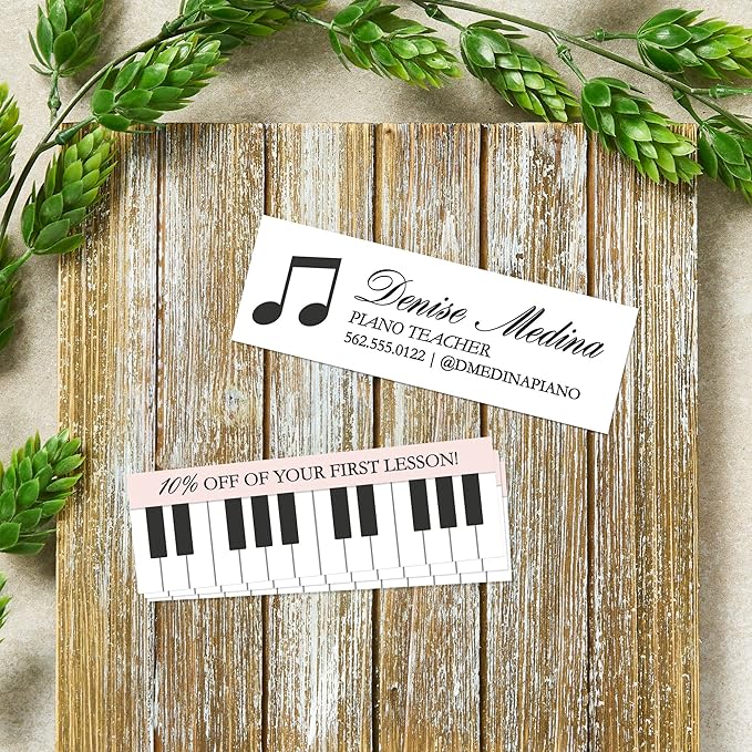 Avery Mini Business Cards, Sure Feed Technology, 1" x 3", Matte White, 160 Small Business Cards Total, Print-to-the-Edge, Laser/Inkjet Printable (5329)