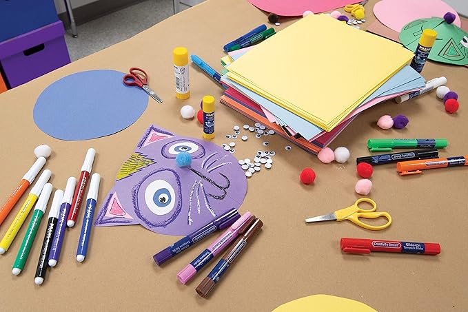 Prang (Formerly SunWorks) Construction Paper, Bright White, 24" x 36", 50 Sheets