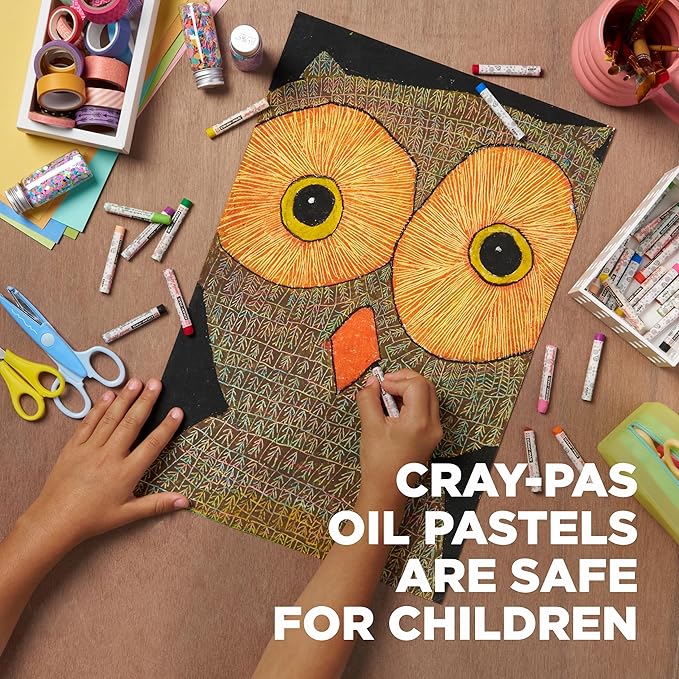 SAKURA Cray-Pas Junior Artist Oil Pastel Colorpack, 432 Pc, Colors may vary, Count