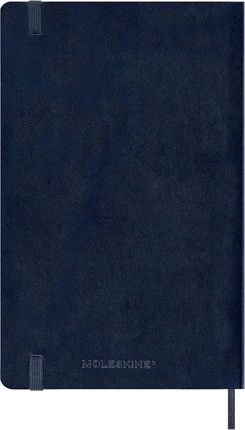 Moleskine Classic 12 Month 2026 Weekly Planner, Soft Cover, Large (5" x 8.25"), Sapphire Blue, 144 pages
