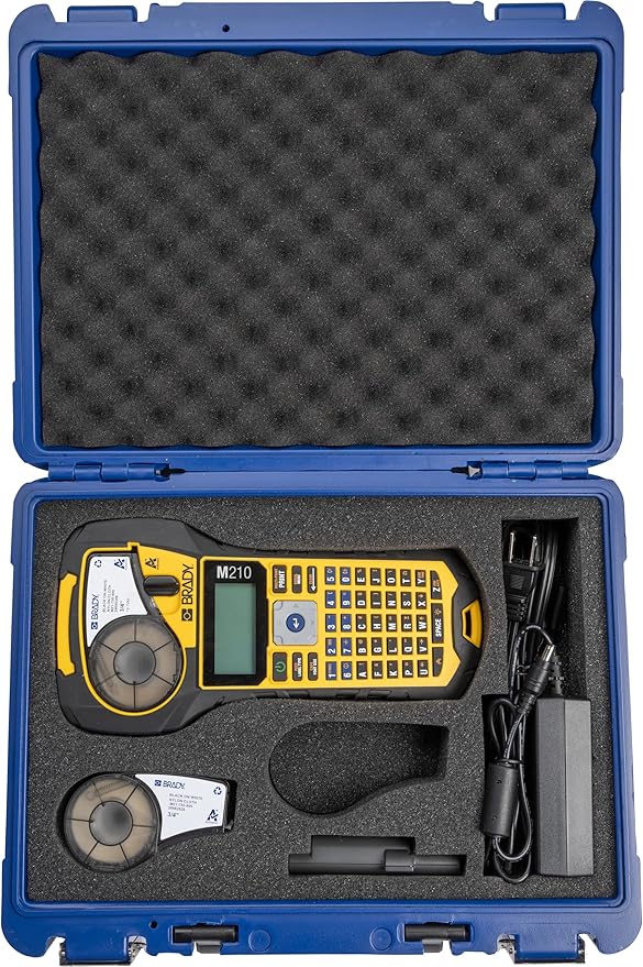 Brady Hard Case for M210, M210-LAB, BMP21, BMP21-LAB, BMP21-PLUS Portable Label Printers (M210-HC), Blue