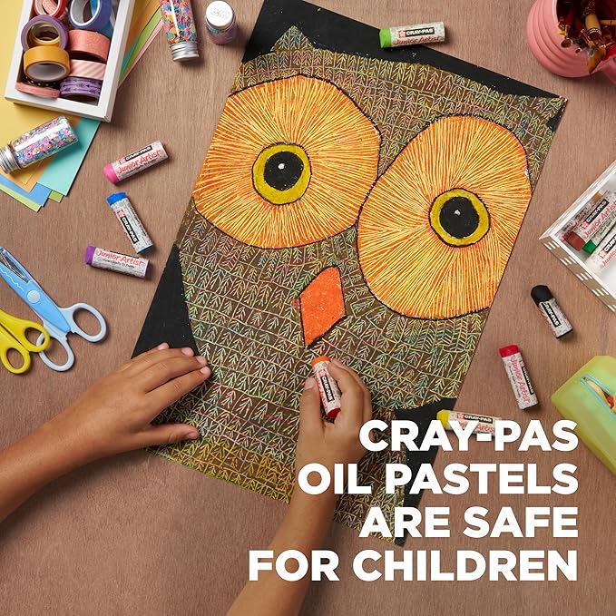 SAKURA Cray Pas Chubbies Junior Artist Oil Pastels, Colors may vary