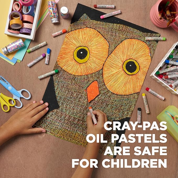 SAKURA Cray-Pas Junior Artist Jumbo Oil Pastel Colorpack, 288 Pc, Colors may vary, Count