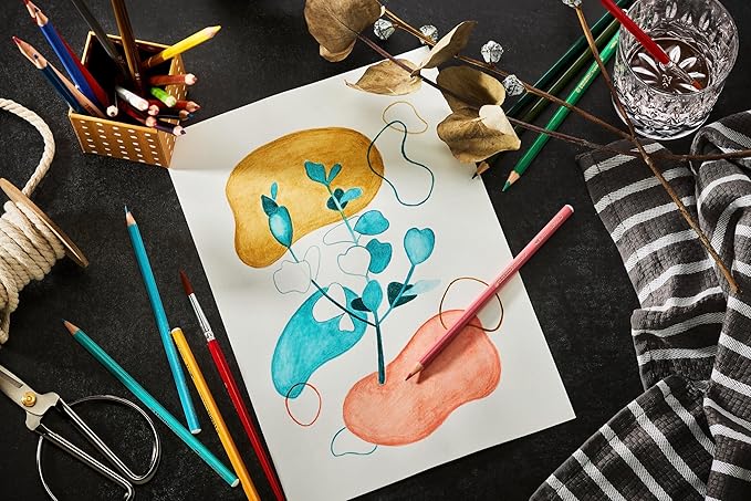 STABILO Aquarellable Coloring Pencil - STABILOaquacolor - Tin of 36 - Assorted Colors