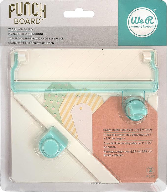 We R Memory Keepers Punch Board-Tag