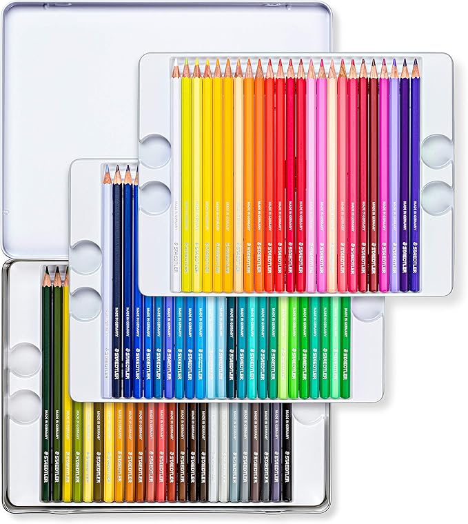 STAEDTLER 146C M72 Design Journey Colouring Pencils - Assorted Colours (Tin of 72)