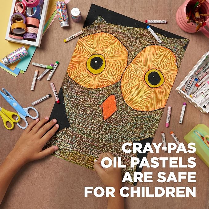 SAKURA Cray-Pas Junior Artist Oil Pastels, 16 Count (Pack of 1), Colors may vary