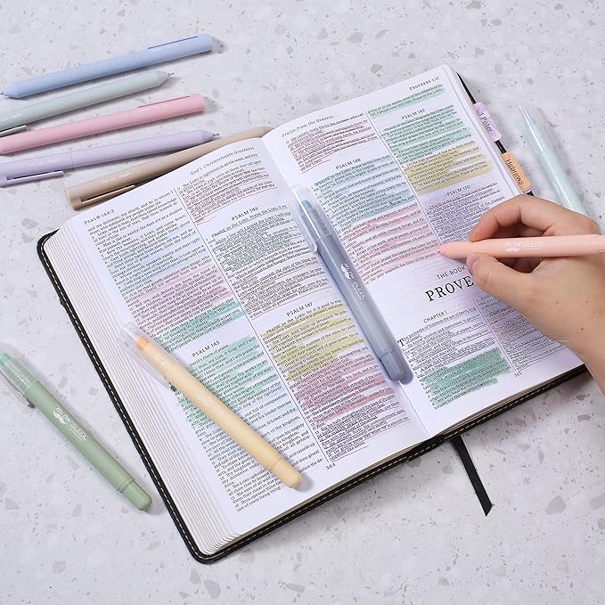 Mr. Pen- Bible Highlighters and Pens, 10 Pack, Gel Highlighters and Pens, Bible Journaling Kit