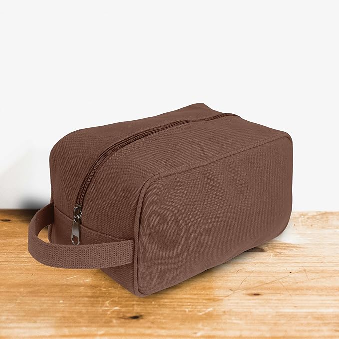 Rothco Heavyweight Canvas Travel Dopp Kit - Shave and Shower Toiletry Organizer