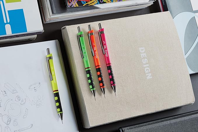 rOtring Replacement Leads for Tikky Mechanical Pencils, 1.0 mm, Hard Black (HB) (S0312700)