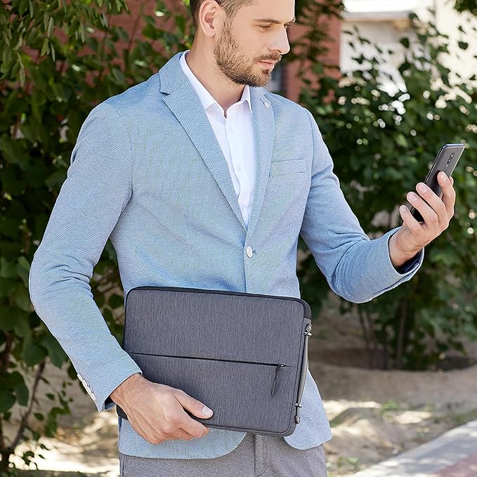 Lenovo Urban Laptop Sleeve 15.6 Inch for Laptop/ Notebook/Tablet Compatible with MacBook Air/Pro Water Resistant - Charcoal Grey