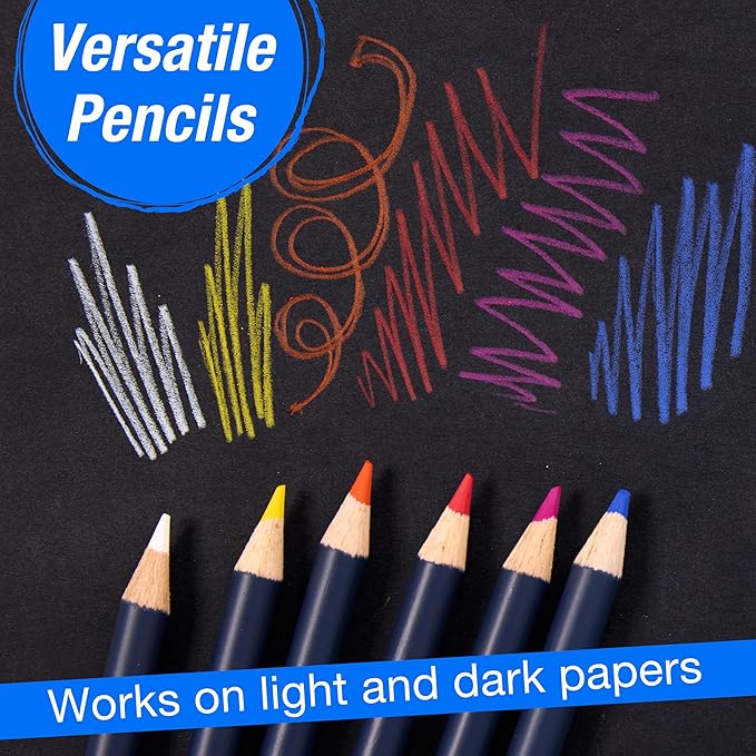 Faber-Castell Goldfaber Color Pencils: Professional Colored Pencils with Smooth Laydown, Rich Pigment, Break-Resistant Cores, Great for Beginners, Hobbyists & Adult Coloring (24 Count)