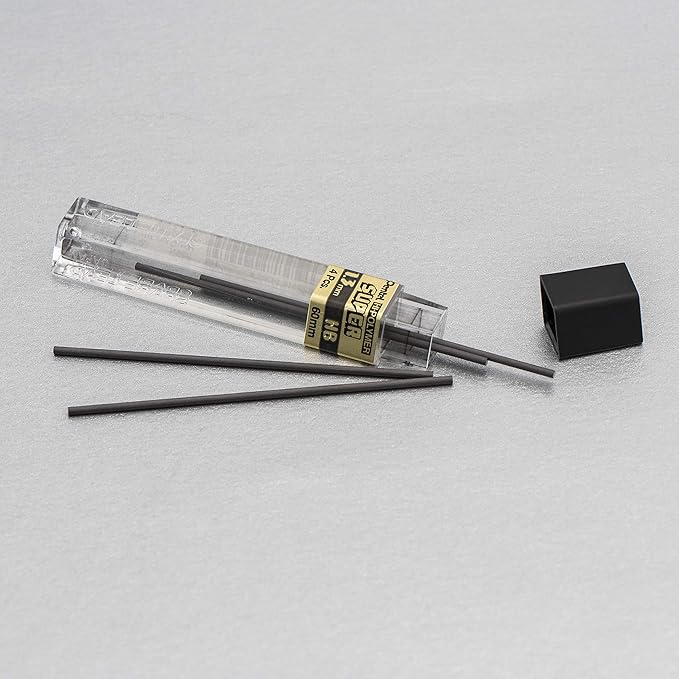 Pentel PentelCH13BPHB2 Super Hi-Polymer Lead Refill (1.3mm) HB, 8Pcs/Tube, 2Pk