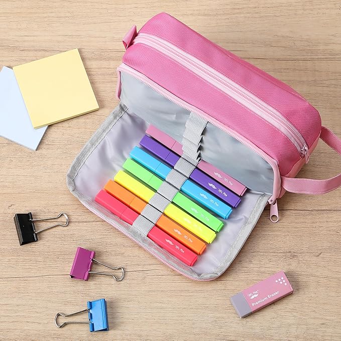 Mr. Pen- Aesthetic Highlighters, 12 pcs, Chisel Tip, Vibrant Colors, Bible Highlighters and Pens No Bleed